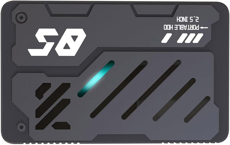 قرص صلب خارجي 1 تيرابايت من النوع C USB 3.1 بحجم 2.5 بوصة محمول من الألومنيوم - Image 1